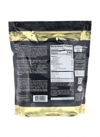 Sport Very Vanilla Flavor Whey Protein Isolate