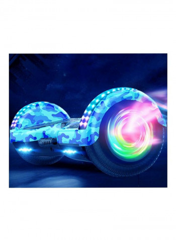 Self-Balancing Electric Power Hoverboard Scooter With LED Flashlight
