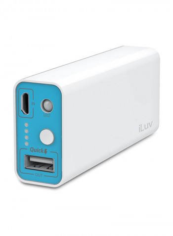Spark 6 Go Dual SIM Mystery White 2GB RAM 32GB 4G LTE With iLUV myPower 5200mAh Portable Power Bank
