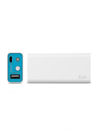 Spark 6 Go Dual SIM Mystery White 2GB RAM 32GB 4G LTE With iLUV myPower 5200mAh Portable Power Bank