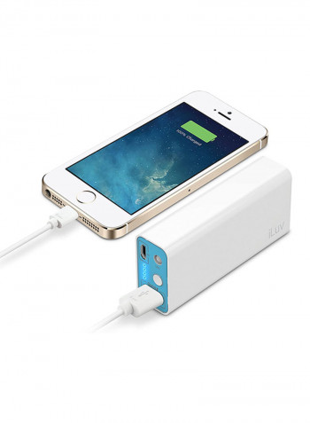 Spark 6 Go Dual SIM Mystery White 2GB RAM 32GB 4G LTE With iLUV myPower 5200mAh Portable Power Bank