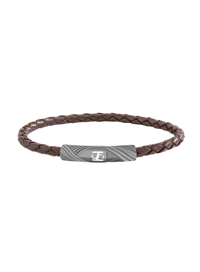 Braided Leather Cord Bracelet
