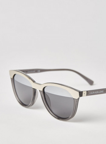 Women's Full Rim Injected Cat Eye Sunglasses - Lens Size: 54 mm