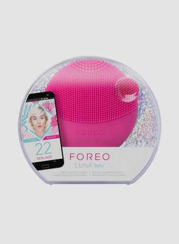 LUNA Fofo Facial Cleansing Brush Fuchsia 3.5cm