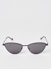 Women's Full Rim Metal Cat Eye Sunglasse - Lens Size: 57 mm