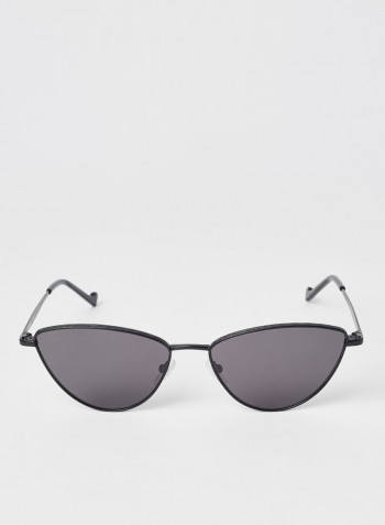 Women's Full Rim Metal Cat Eye Sunglasse - Lens Size: 57 mm