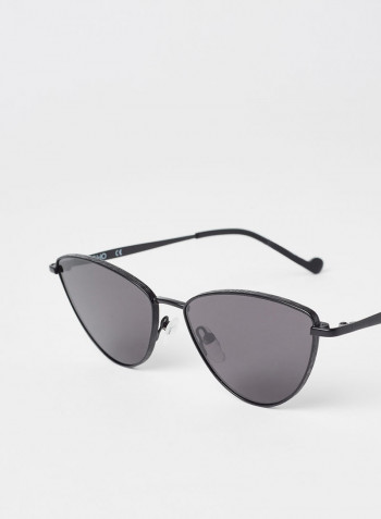 Women's Full Rim Metal Cat Eye Sunglasse - Lens Size: 57 mm