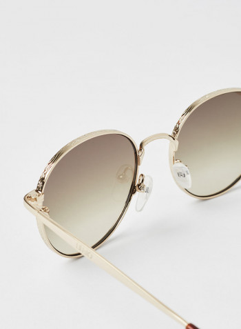 Women's Full Rim Metal P-3 Sunglasses - Lens Size: 51 mm