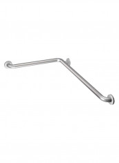 L-Shaped Grab Bar Silver 16 x 32inch