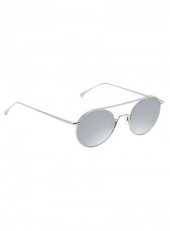 Men's Round Frame Sunglasses - Lens Size: 49 mm