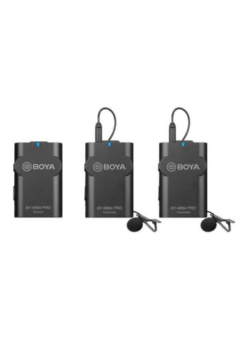 Dual Channel Wireless Receiver BY-WM4 Pro K2 Black/Silver
