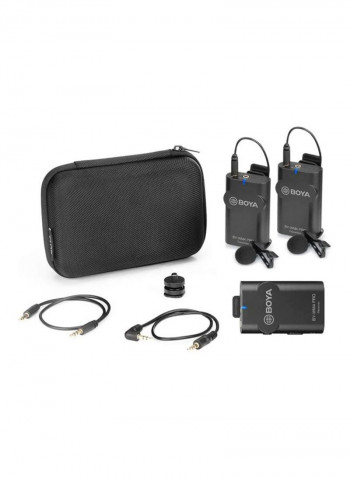 Dual Channel Wireless Receiver BY-WM4 Pro K2 Black/Silver