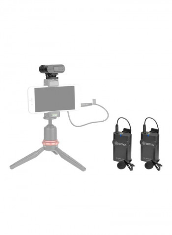 Dual Channel Wireless Receiver BY-WM4 Pro K2 Black/Silver