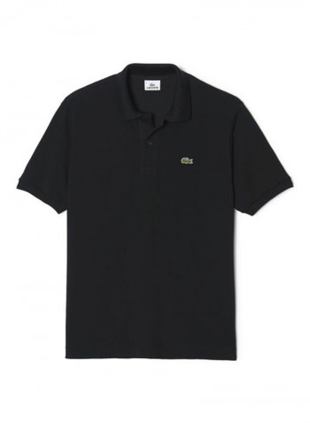Classic Fit Polo Shirt Black/Green