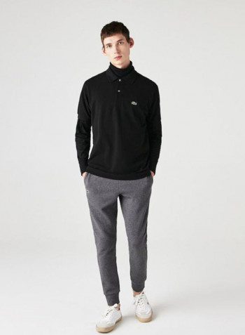 Classic Fit Polo Shirt Black/Green