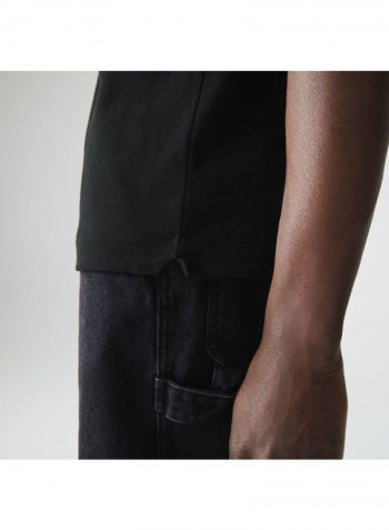 Classic Fit Polo Shirt Black/Green