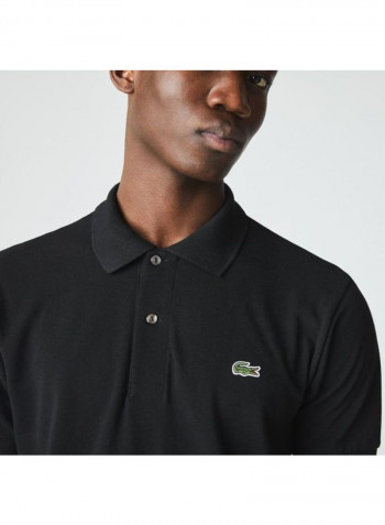 Classic Fit Polo Shirt Black/Green