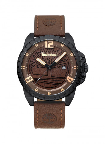 Men's Leather Strap Analog Wrist Watch T TBL15513JSB-12