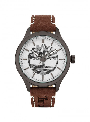 Men's Leather Strap Analog Wrist Watch T TBL15946JYU-63