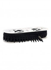 Scalloped Edge Venice Lace Fringe Black