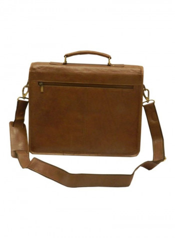 Leather Crossbody Bag Brown