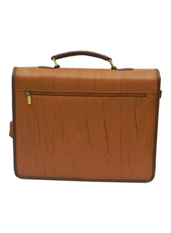 Leather Crossbody Bag Rust