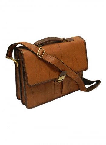 Leather Crossbody Bag Rust