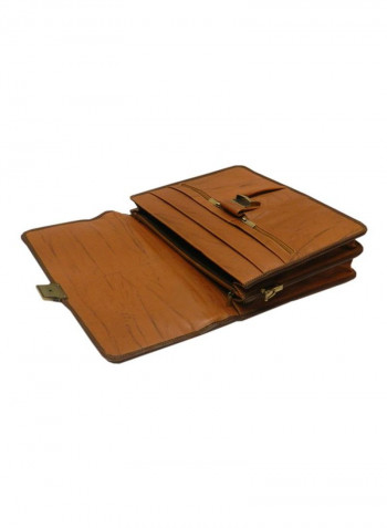 Leather Crossbody Bag Rust