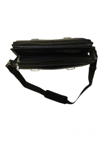 Leather Crossbody Bag Black