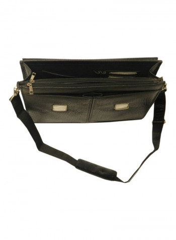 Leather Crossbody Bag Black
