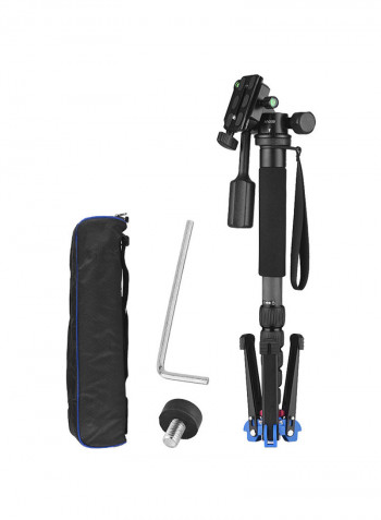 Portable Carbon Fiber 6-Section Monopod 169cm Multicolour