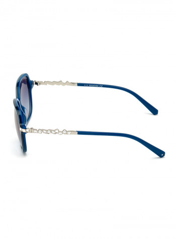 Women's UV Protection Square Sunglasses - Lens Size: 55 mm