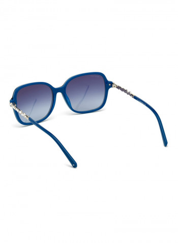 Women's UV Protection Square Sunglasses - Lens Size: 55 mm