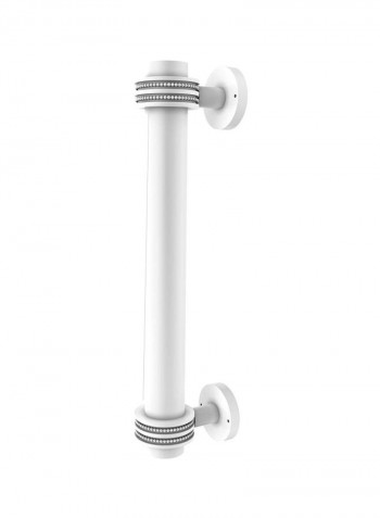 Dotted Accents Door Pull White 8inch