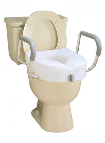 E-Z Lock Raised Toilet Seat Frame With Handles