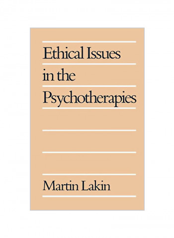 Ethical Issues in the Psychotherapies Hardcover