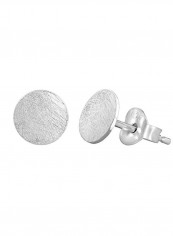 Circle Sterling Silver Earrings