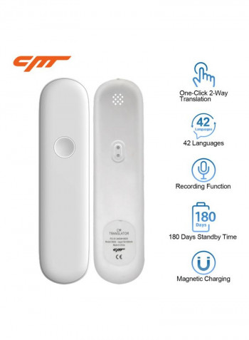 Smart Voice Translator Device White