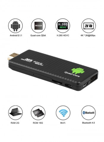 Android 5.1.1 TV Dongle Black