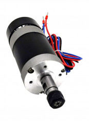 Brushless Spindle Motor For Engraving Machine Silver/Black 55millimeter