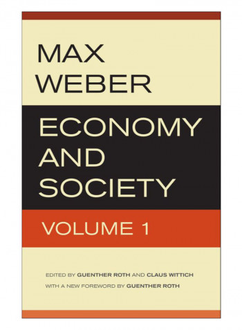 Economy And Society Paperback 1st Edition