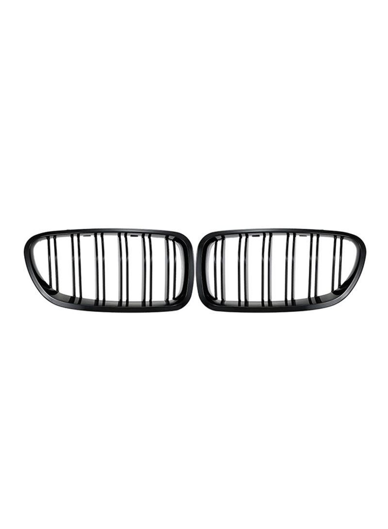 One Pair Front Gloss Black Grille Grilles For Bmw F18 F10 20102014K3997
