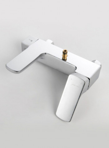 Wall Mount Over Head Rain Shower Set Silver 110x50x20cm
