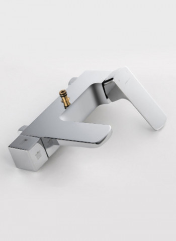 Wall Mount Over Head Rain Shower Set Silver 110x50x20cm