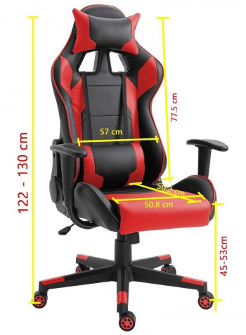Gaming Chair with Headrest and Lumbar Pillow