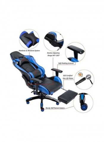 Leather Office Recliner Computer/Gaming  Desk High-Back Chair