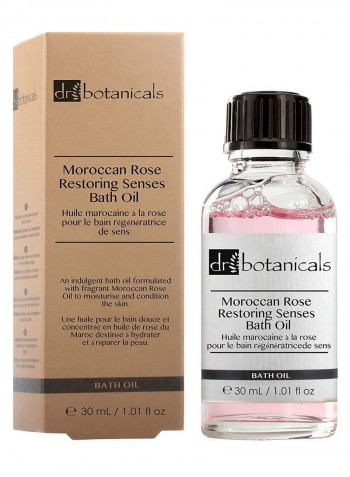 Moroccan Rose Restoring Senses Bath Oil 30ml