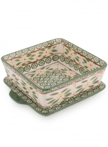 22-Piece Old World Bakeware Set Green/Beige