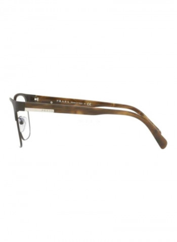 Semi-Rimless Eyeglass Frame - Lens Size: 54 mm