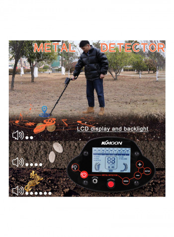 Portable Metal Detector Black